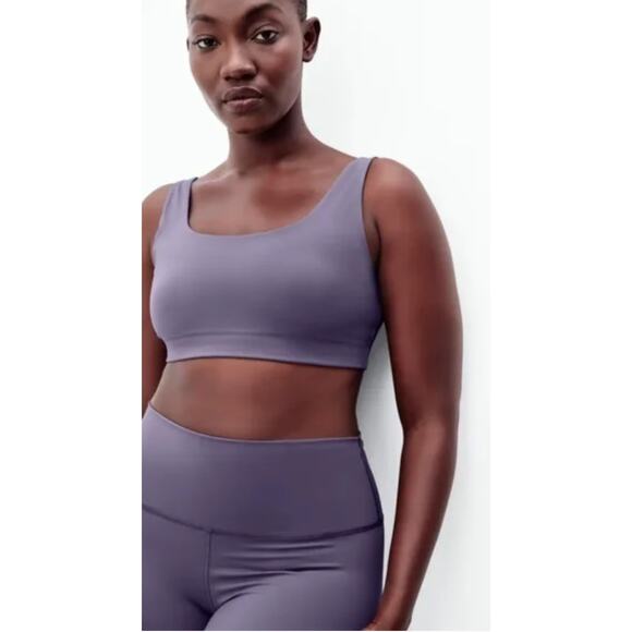 Everlane Other - Everlane Perform Bra Purple Gray Women’s Small Minimalist Athleisure Activewear